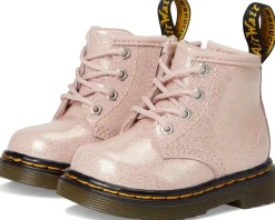 Dr. Martens Kid's Collection Shoes|Shoes<1460 (Big Kid) Powder Pink Glitter