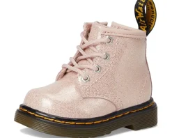 Dr. Martens Kid's Collection Shoes|Shoes<1460 (Big Kid) Powder Pink Glitter