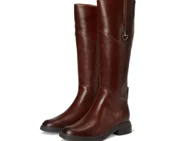 Boots|Boots|Naturalizer 27 Edit Oslo Narrow Calf Riding Boots Rich Cognac Brown Leather