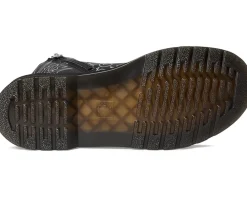 Dr. Martens Kid's Collection 1460 Lace Up Boot Black/Silver 1 Sale