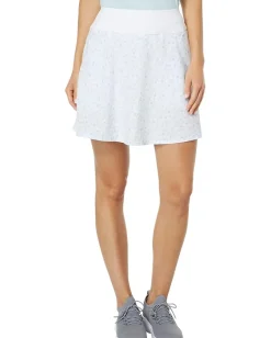PUMA Golf 16" Powershape Fancy Plants Skirt Bright White New