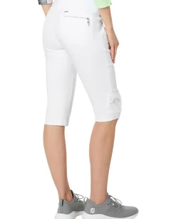 Activewear|Jamie Sadock 24.5" Skinnylicious Knee Capris Pure White