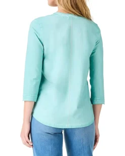 NIC+ZOE 3/4 Sleeve Roll V Tee Coast New