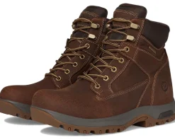 Dunham 8000 Works 6 in Plain Toe Waterproof Boot Medium Natural Leather Sale