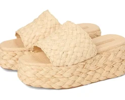 Women Loeffler Randall Aaron Platform Raffia Mule