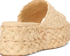 Women Loeffler Randall Aaron Platform Raffia Mule