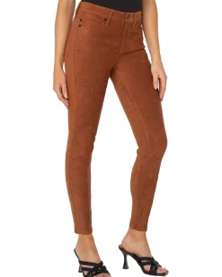 Liverpool Los Angeles Abby Ankle in Stretch Suede Chestnut Discount