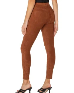 Liverpool Los Angeles Abby Ankle in Stretch Suede Chestnut Discount