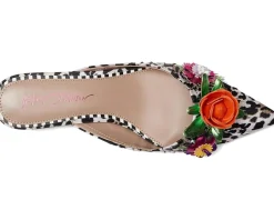 Heels|Heels|Blue by Betsey Johnson Abigayl Leopard