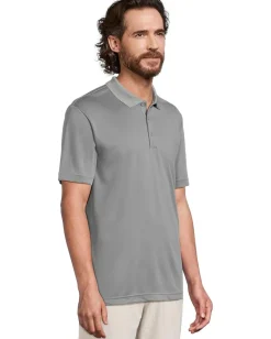 Activewear|adidas Golf adi Performance Short Sleeve Golf Polo Shirt Grey Three