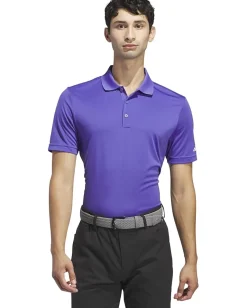 adidas Golf adi Performance Short Sleeve Golf Polo Shirt Purple Best