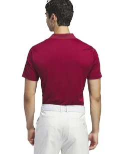 Activewear|adidas Golf adi Performance Short Sleeve Golf Polo Shirt Collegiate Burgundy