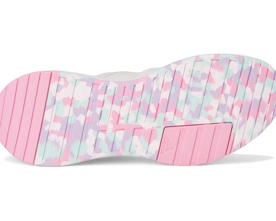 adidas Kids Shoes<Racer TR23 Sneaker (Little Kid/Big Kid) Clear Pink/Zero Metallic/Bliss Pink 1