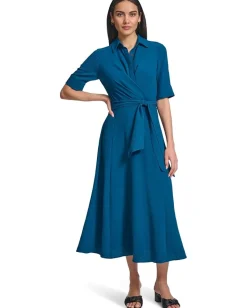 Women Calvin Klein Aerowash Twist Front Maxi