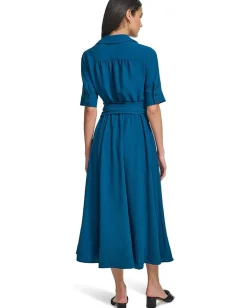 Women Calvin Klein Aerowash Twist Front Maxi