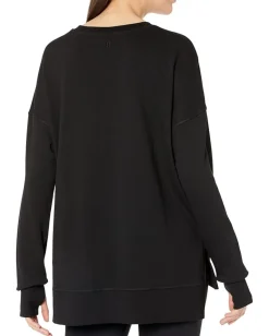 Activewear|Sweaty Betty After Class Longline Sweatshirt Black