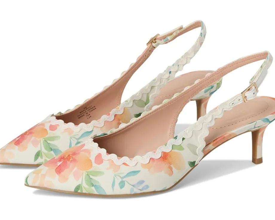 Bandolino Albas Peach Dreamy Floral Multi/Ivory New