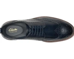 Clarks Oxfords|Oxfords<Aldwin Limit Navy Leather