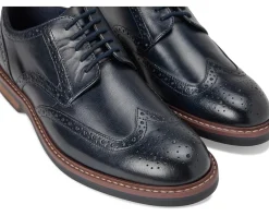 Clarks Oxfords|Oxfords<Aldwin Limit Navy Leather