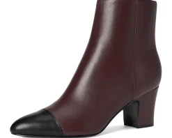 Boots|Boots|Marc Fisher LTD Aleea Dark Red/Black Leather