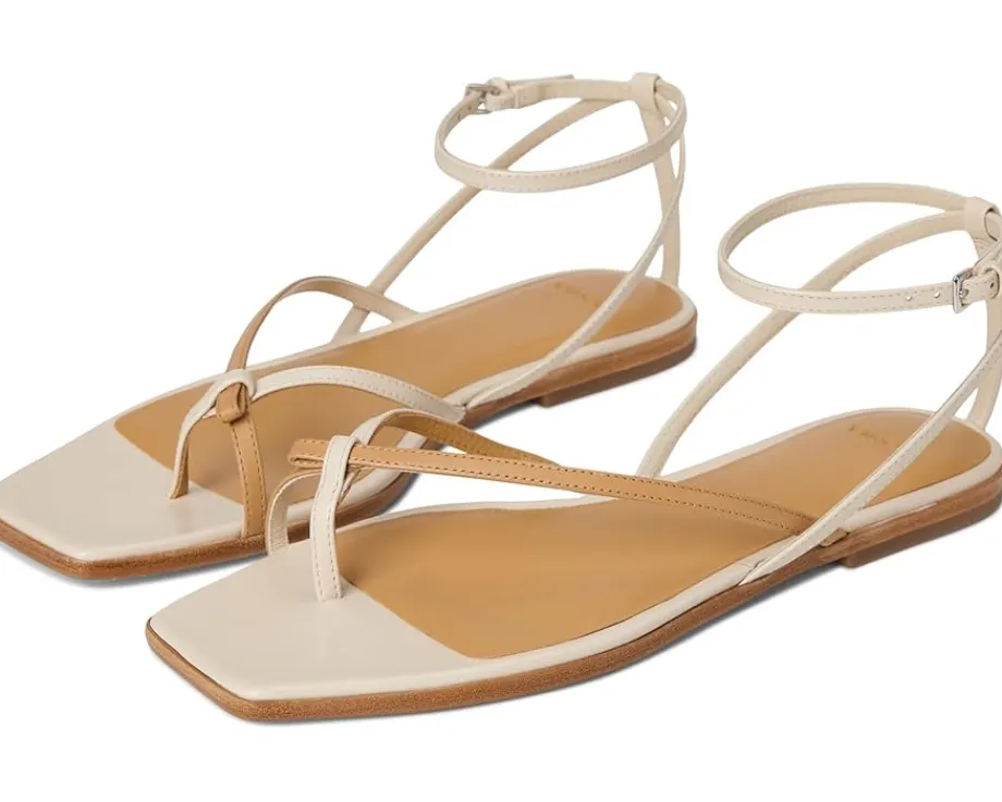 Vince Sandals|Sandals<Ali Thong Sandals Light Sable/Moonlight Leather