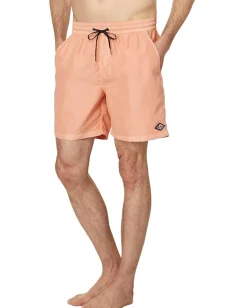 Activewear|Board Shorts|Billabong All Day Overdye Layback Volley Boardshort Dusty Melon