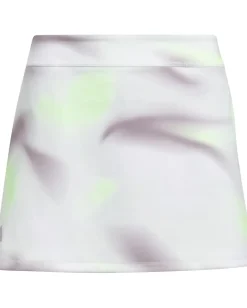 Clothing|adidas Golf Kids All Over Print Golf Skort (Little Kids/Big Kids) Green Spark