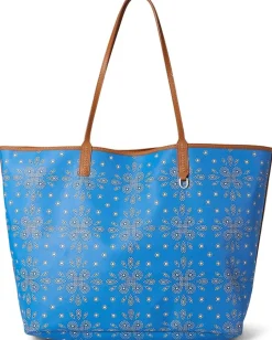 HOBO All That Tote Large Blue Journey Bandana Outlet