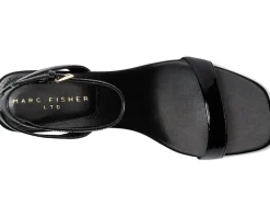 Heels|Sandals|Marc Fisher LTD Alona Black Patent Leather