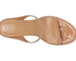 Heels|Sandals|Marc Fisher LTD Alonde Medium Brown Patent Leather