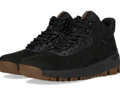 Dunham Alpine Mid Boots Black Leather Online