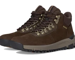Dunham Boots<Alpine Mid Boots Dark Brown Leather
