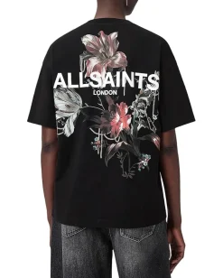 AllSaints Shirts & Tops|Shirts & Tops<Ania Etta Tee Black