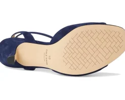 Cole Haan Annalise Buckle Sandals Midnight Moon Suede Online