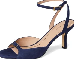 Cole Haan Annalise Buckle Sandals Midnight Moon Suede Online