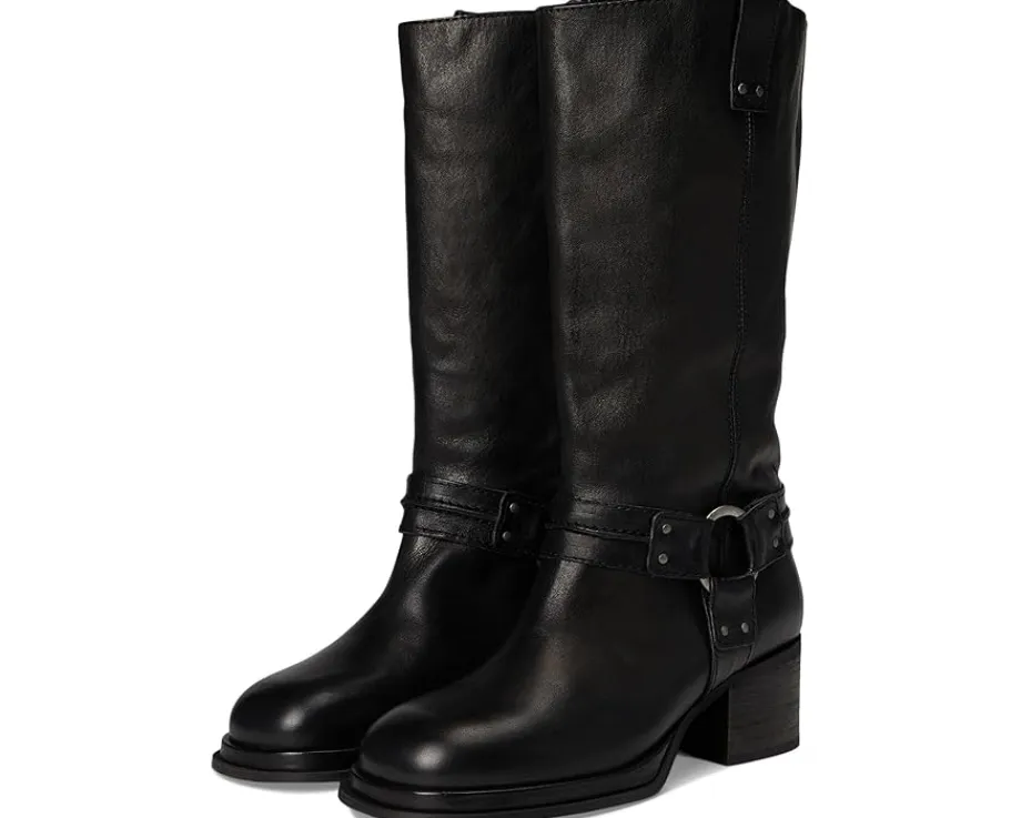 Boots|Boots|Free People Anok Harness Moto Boots Black Distressed Le