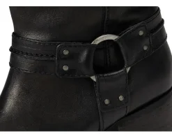 Boots|Boots|Free People Anok Harness Moto Boots Black Distressed Le