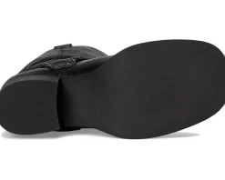 Boots|Boots|Free People Anok Harness Moto Boots Black Distressed Le