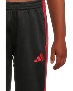 adidas Kids Aop Hooded Cotton Tee Pant Set (Toddler/Little Kid) Pure Ruby New