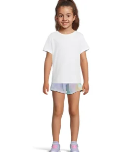 adidas Kids Aop No Side Seam Knit Shorts (Toddler/Little Kid) Semi Flash Aqua Outlet