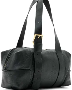 AllSaints Handbags|Shoulder Bags<Ares Grain Shoulder Bag Black