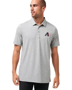 TravisMathew Activewear<Arizona Diamondbacks The Zinna Polo Heather Grey