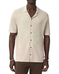Activewear|Sweaters|John Varvatos Arlon Shirt Y2597R25 Almond