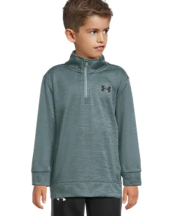 Clothing|Under Armour Kids Armour Fleece 1/4 Zip (Little Kid) Serpentine