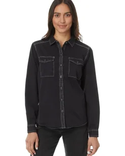 Toad&Co Arroyo Twill Long Sleeve Shirt Washed Black Discount