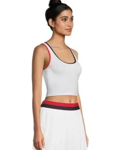 Activewear|Shirts & Tops|Beach Riot Ash Top Cherry Indigo Color-Block