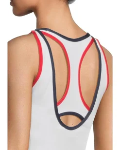 Activewear|Shirts & Tops|Beach Riot Ash Top Cherry Indigo Color-Block