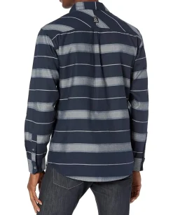 Wrangler ATG Recycled Flannel Shirt Dark Sapphire Clearance