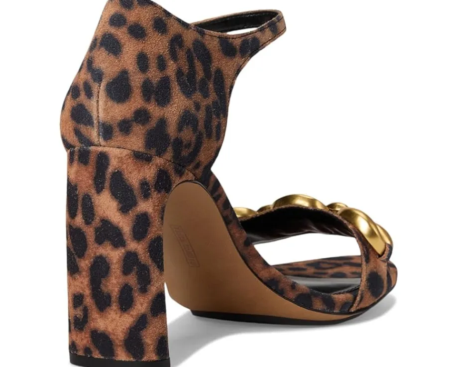 Vince Camuto Aurelia Chain Link High Heel Sandals Camel New