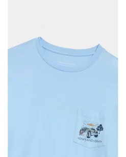 Vineyard Vines Autumn Truck Long Sleeve Tee